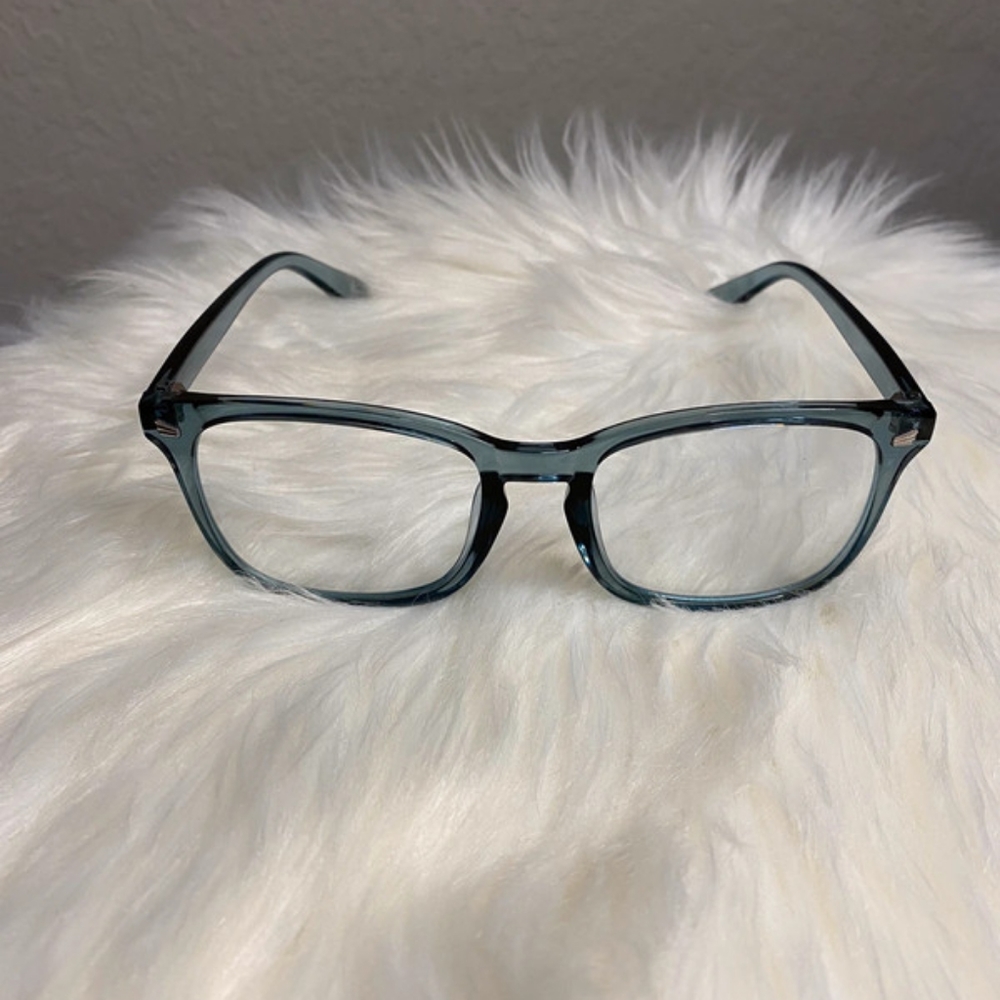 Gray/Blue Blue light lens glasses for office/screen time